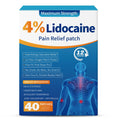 LOVPTFER 4% Lidocaine Pain Relief Patches – Maximum Strength Pain Patches, 12-Hour Long-Lasting Relief for Back, Neck, Shoulder & Joint Pain, Fast-Acting,–40 Count, 5.5” x 3.94” LOVPTFERBuy Supplements Australia