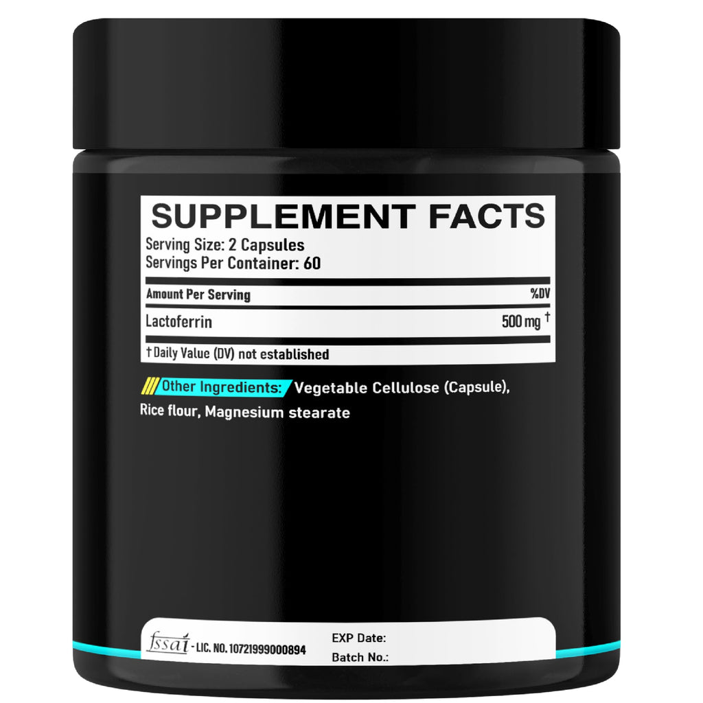 DEDICAD 500Mg Lactoferrin Supplement - 120 Capsules for 2-Month Supply DEDICAD buy supplements Au