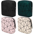 Yazabai Sanitary Napkin Storage Bag Pouch 4PCS Pads and Tampons Bags Pouches Portable