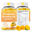 Crasye Probiotic Kombucha Gummies Sugar Free Prebiotic Postbiotic Probiotics Gummies with Slippery Elm for Women and Men Bloating Gut Health Immune and Digestive Support - 60 Gummies - 30 Servings CrasyeBuy Supplements Australia