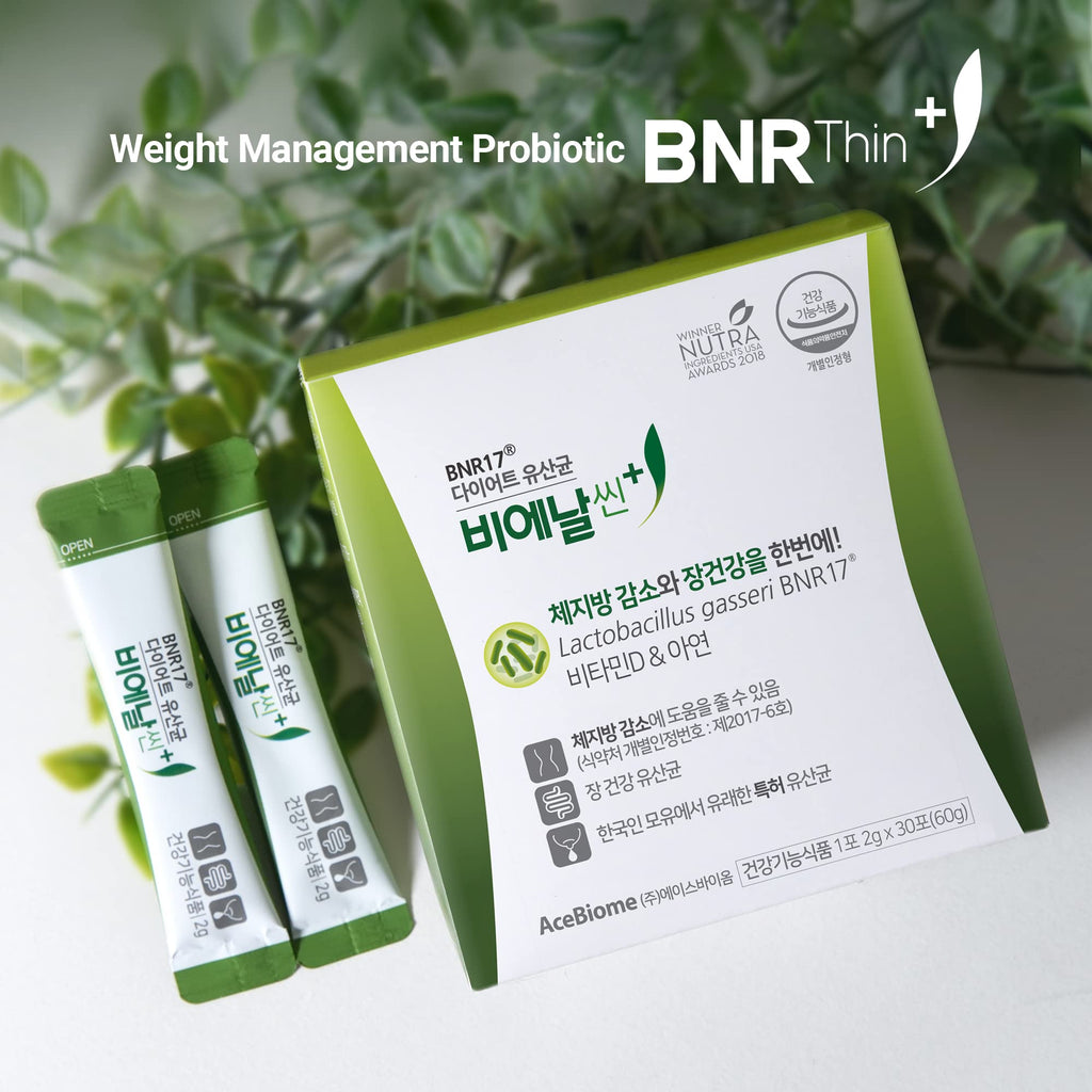 BNRThin Plus, Weight Management Probiotic Powder, 10 Billion CFU Guaranteed, Lactobacil AceBiomeBuy Supplements Australia