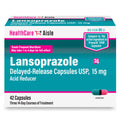 HealthCareAisle Lansoprazole 15 mg - 42 Delayed-Release Capsules - Acid Reducer, Treats Frequent Heartburn HealthCareAisle buy supplements Au