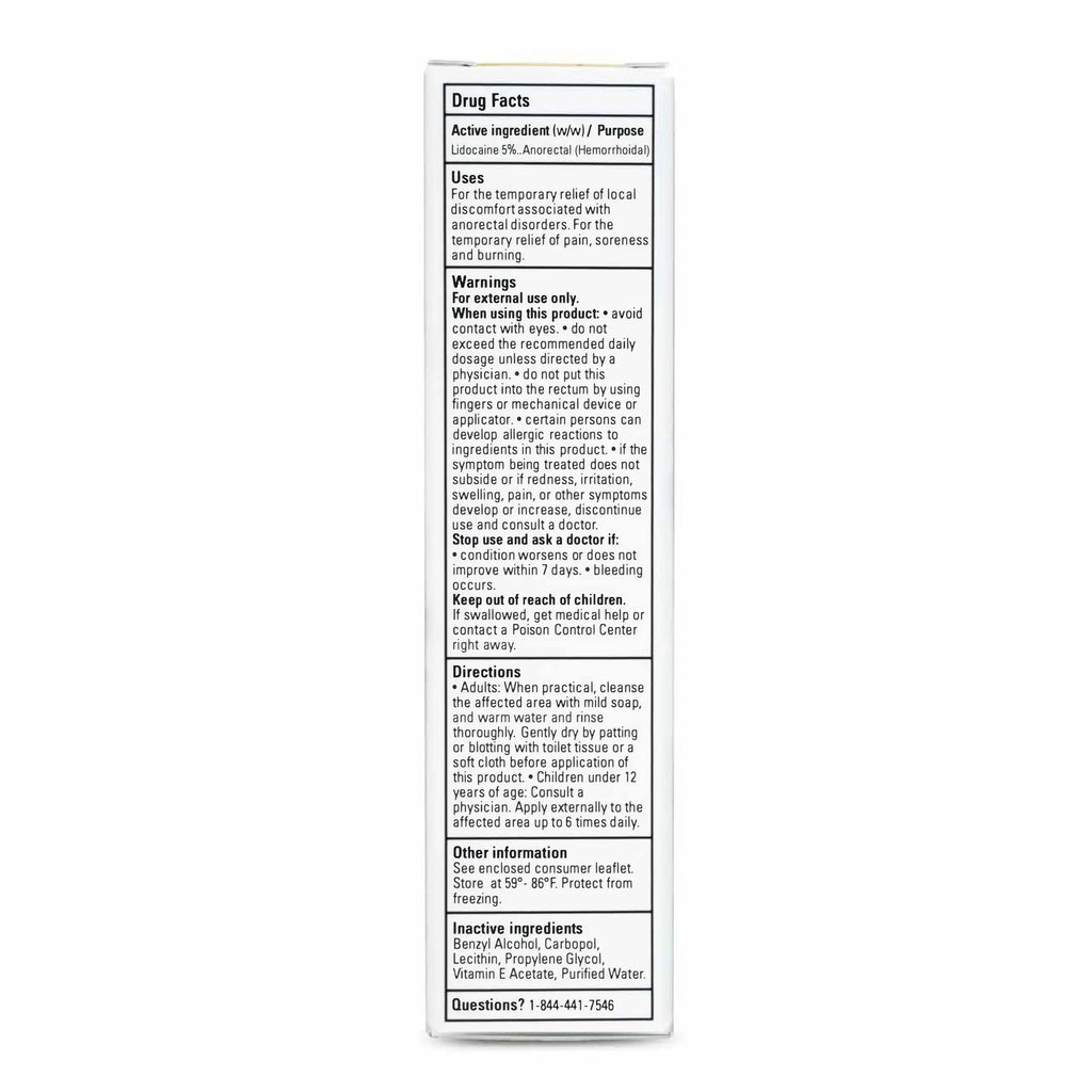 Zensa Numbing Cream 5% Lidocaine – Maximum Strength Topical Anesthetic with Vitamin E for Pain Relief from Hemorrhoids – Vegan, Cruelty-Free, Water-Based, Physiologic pH for Sensitive Skin – 30g ZensaBuy Supplements Australia