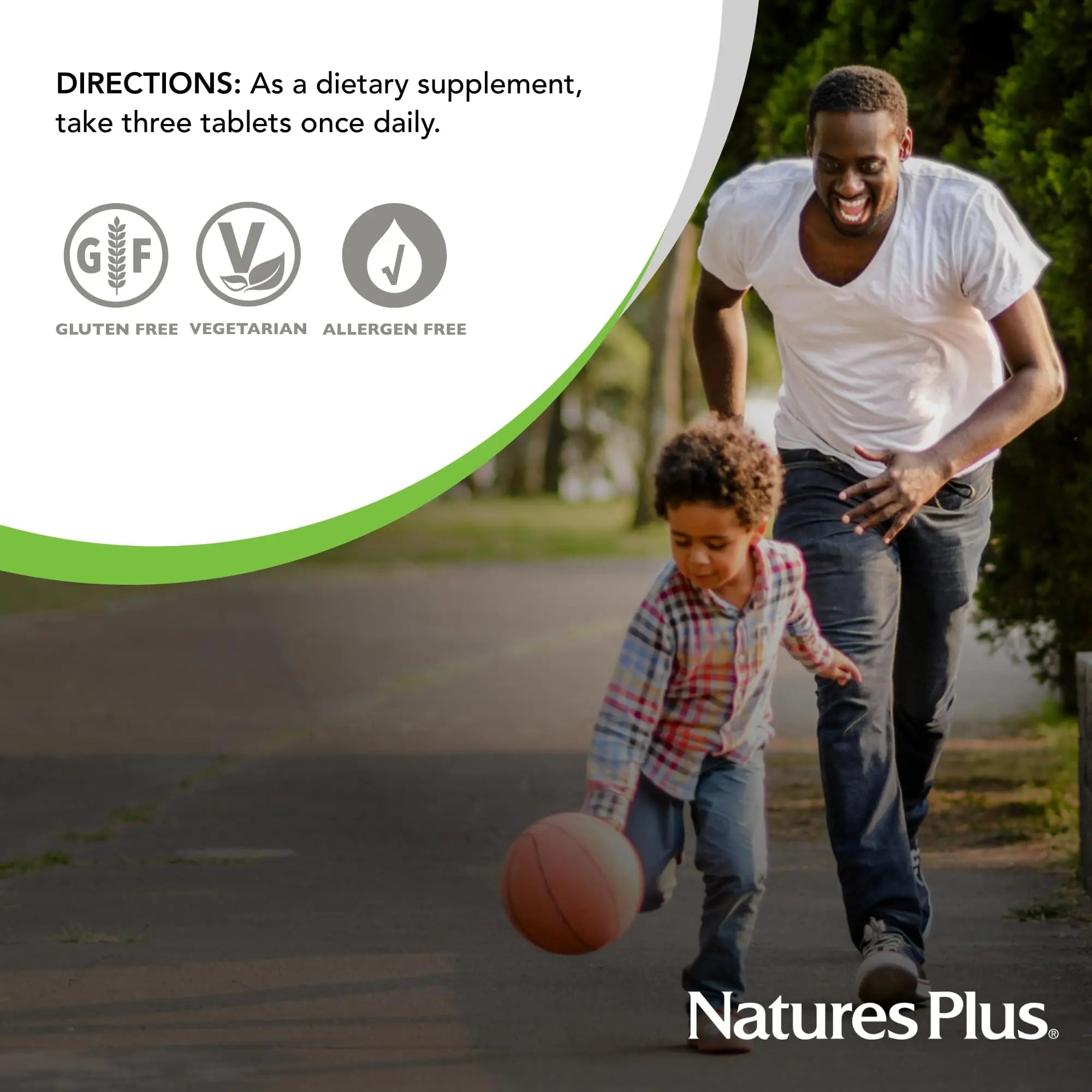 NaturesPlus Source of Life Gold Multivitamin - 180 Tablets - with Vitamins D3 & B12 - Blood, Bone & Immune Support NaturesPlus
