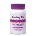 BariMelts Bariatric Multivitamin with Iron, 60 Fast-Dissolving Tablets (1-Month Supply), Sugar-Free Bariatric Vitamins for Women, Natural Fruit Flavor BariMelts