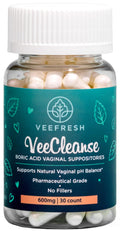 VeeFresh - VeeCleanse Boric Acid Vaginal Suppositories - Vaginal pH Balance Suppositories - Vaginal Odor Control - Feel Fresh, Feminine and Confident VeeFreshBuy Supplements Australia