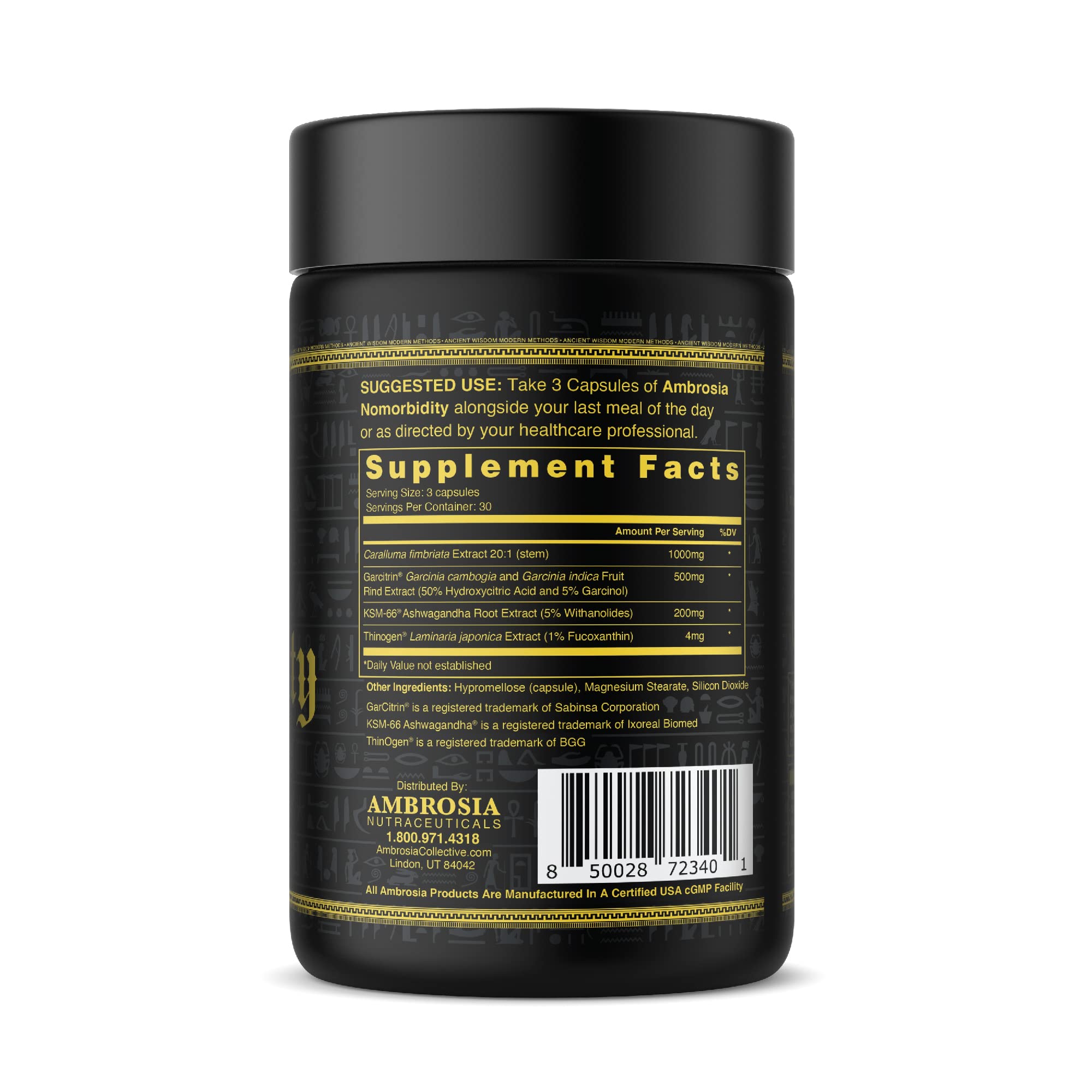 Ambrosia Nomorbidity Advanced Appetite Control & Hunger Management Formula AmbrosiaBuy Supplements Australia