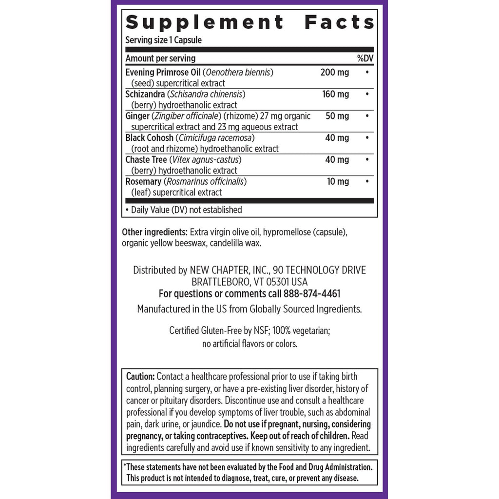 New Chapter Menopause Supplement - Estrotone Herbal Hormone Balance for Women in Perimenopause, with Black Cohosh for Hot Flash Relief & to Reduce Night Sweats + Vitex, No Added Hormones - 30 ct New ChapterBuy Supplements Australia