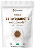 Micro Ingredients Organic Ashwagandha Root Powder | 2 Pound, No Filler, No Additives, Highly Purified | Active Withanolides, Adaptogenic Ayurvedic Herbal Supplements, Gluten Free, India Origin Micro IngredientsBuy Supplements Australia