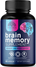 Brain Memory Supplement Pills - 3X Strength Nootropics for Concentration, Clarity & Focus Support - Brain Health Cognitive Vitamins with Bacopa, Phosphatidylserine & DMAE, Brain Booster - 60 Capsules Nature's StrengthBuy Supplements Australia