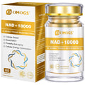 OMOGS NAD+ 300 mg + Trans-Resveratrol 200 mg, Pure NAD Supplement, Max Absorption, Boosting Supplement for DNA Repair, Healthy Aging, Cellular Energy & Longevity, 60 Capsules OMOGSBuy Supplements Australia