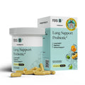 resB Lung Support Probiotic Supplement - Lung Health Supplement for Smokers, Gut Health, Immune & Digestive Support, Respiratory Care, Holy Basil & Turmeric, Clinically Trialed - 60 Capsules ResBioticBuy Supplements Australia