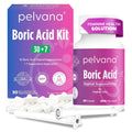 Pelvana Boric Acid Suppositories for Women - 30 Count + 7 Applicators - 600mg Boric Acid Capsules for Vaginal Odor Use PelvanaBuy Supplements Australia