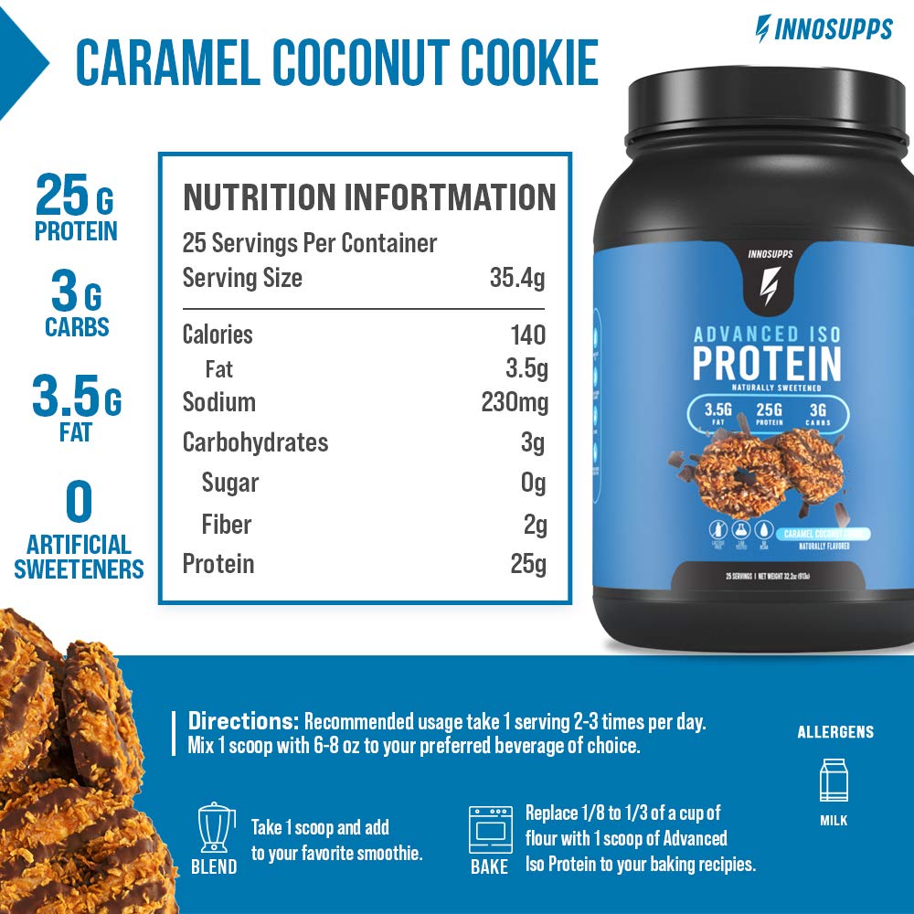 InnoSupps Advanced Iso Protein | 100% Whey Isolate Protein Powder | No Artificial InnoSuppsBuy Supplements Australia
