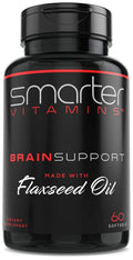 Smarter Brain Support Nootropic Supplement, Made with Alpha-GPC, L-Tyrosine & Acetyl L-Carnitine ALCAR, Flaxseed Oil SmarterVitaminsBuy Supplements Australia