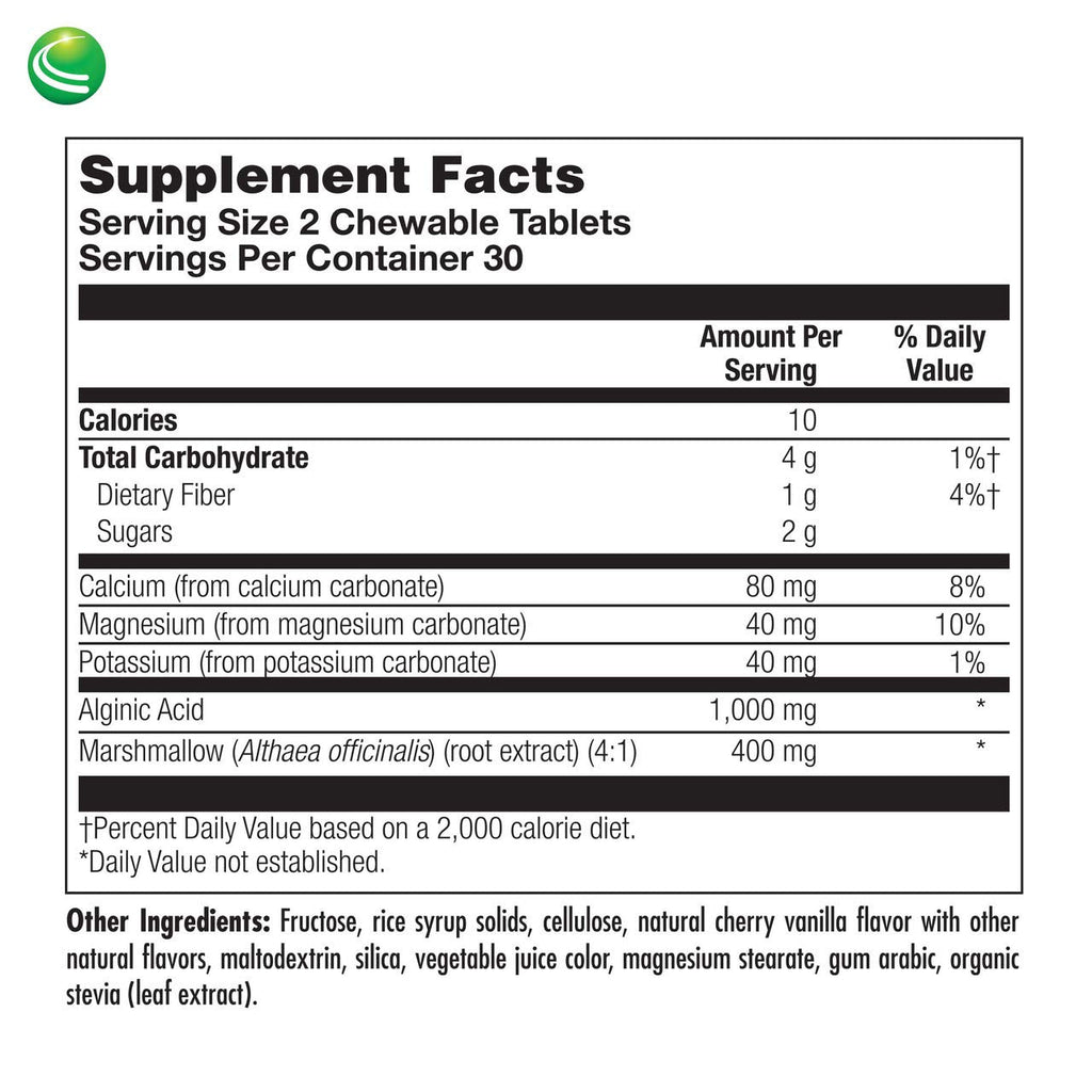 Nutra Biogenesis EsophaSoothe - Chewable Esophogeal Support with Magnesium, Potassium & Calcium for Men & Women - 60 Tablet Chews Nutra BioGenesisBuy Supplements Australia