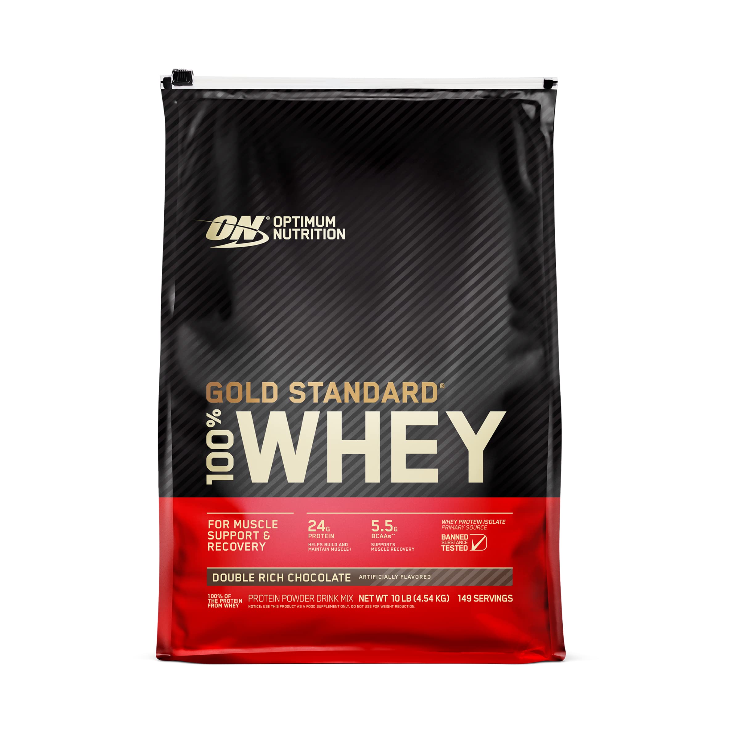Optimum Nutrition Gold Standard 100% Whey Protein Powder, Double Rich Chocolate Optimum NutritionBuy Supplements Australia