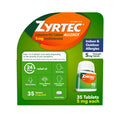 Zyrtec 24 Hour Allergy Relief Tablets, Indoor & Outdoor Allergy Medicine for Adults with 5 mg Cetirizine Hydrochloride, Relief of Runny Nose, Sneezing, Itchy Eyes, Plus Dust, Mold & Pet Dander, 35 ct Zyrtec buy supplements Au