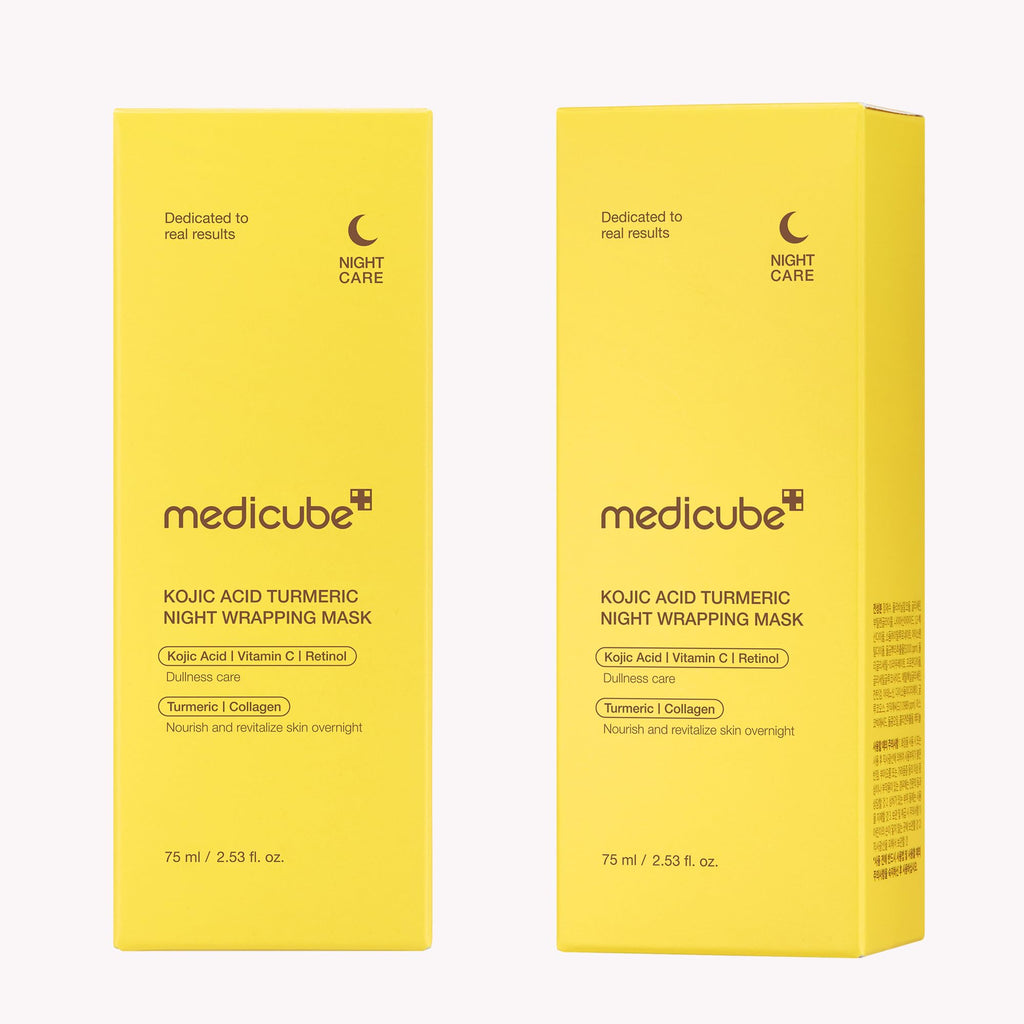 medicube Wrapping Mask Kojic Acid, Turmeric, Vitamin C Overnight Peel Off Facial Mask | Brighten & Defends Against Skin Stress for a Clear, Glowing Complexion | Korean Skin Care, 2.53 fl.oz medicube buy supplements Au