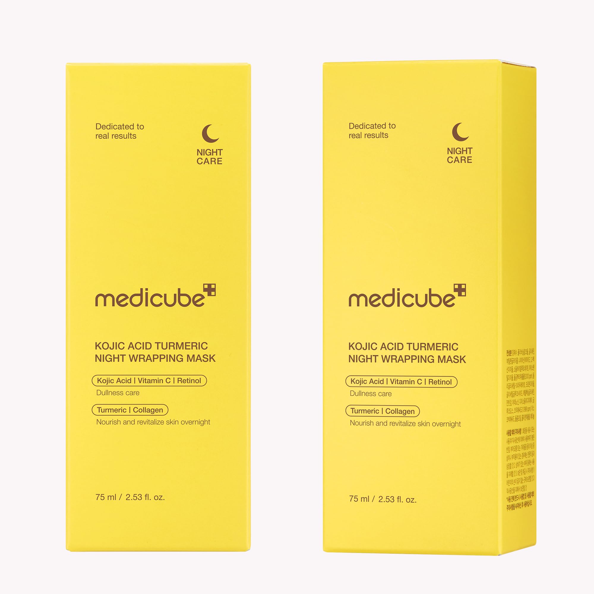 medicube Wrapping Mask Kojic Acid, Turmeric, Vitamin C Overnight Peel Off Facial Mask | Brighten & Defends Against Skin Stress for a Clear, Glowing Complexion | Korean Skin Care, 2.53 fl.oz medicube buy supplements Au