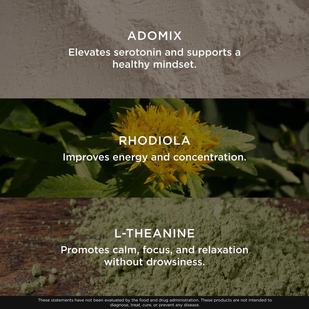 Genius Joy, Nootropic Mood Enhancer Supplement - Support Cognitive Health, Enhance Mood & Neural Function with Brain Boosting L-Theanine, Panax Ginseng & SAM-e - Organic, Non-GMO, & Gluten-Free The Genius BrandBuy Supplements Australia