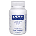 Pure Encapsulations Lithium Orotate 5 mg - Brain Support Supplement - with N-Acetyl-L-Cysteine (NAC) for Memory & Brain Behavior*