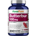 NusaPure Butterbur Extract 100mg per caps 200 Veggie Capsules (Non-GMO, Vegetarian, Vegan) NusaPureBuy Supplements Australia