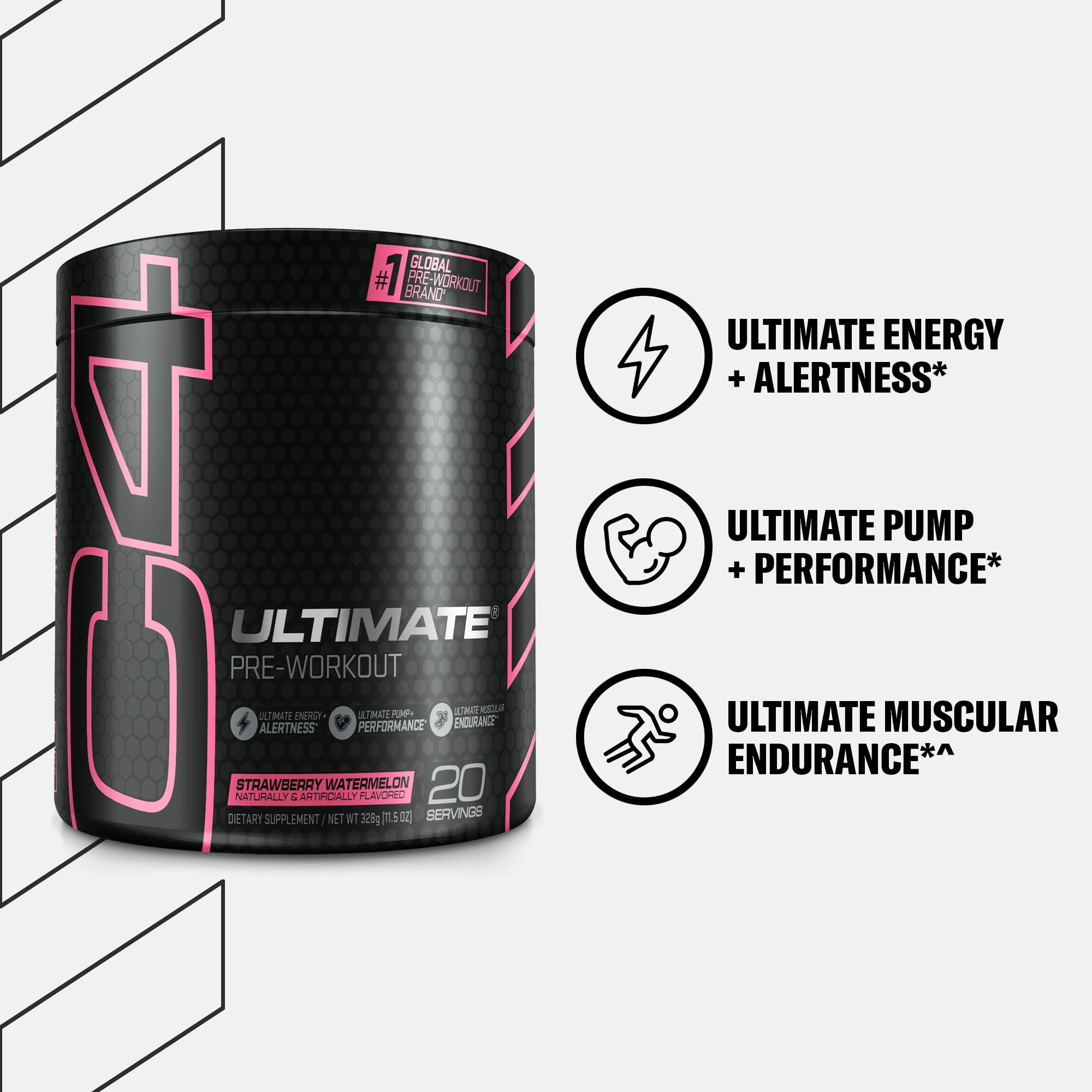 Cellucor C4 Ultimate Pre Workout Powder Strawberry Watermelon - Sugar Free CellucorBuy Supplements Australia