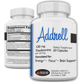 Focus Pep Addrell Energy Stimulant Pills- Natural Nootropic Brain Supplement Alternative Pill & Study Supplements Substitute to Elevate Mental Clarity for Women & Men OTC- 60 Mind Booster Capsules Focus PepBuy Supplements Australia