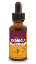 Herb Pharm Certified Organic Rhodiola Root Extract for Energy, Endurance and Stamina