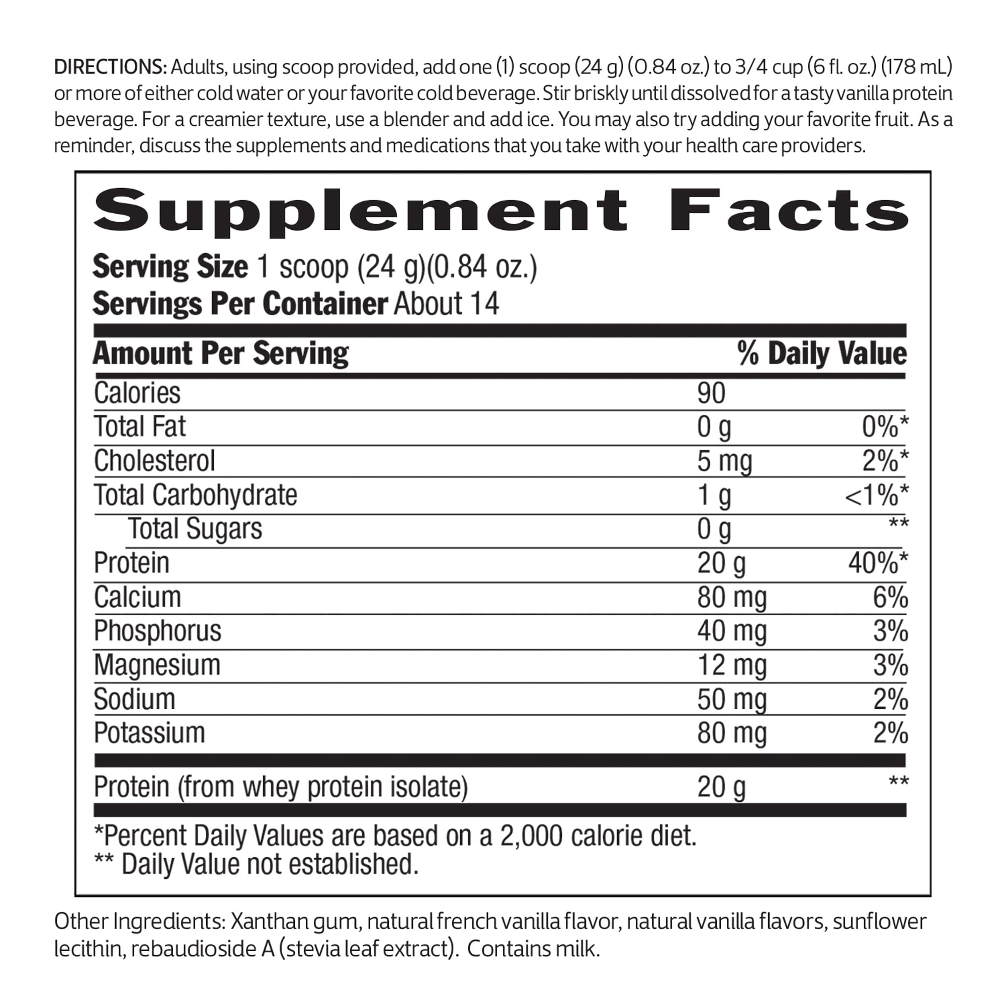 Biochem 100% Whey Sugar-Free Vanilla 20g, 11.8oz, Certified Vegetarian, Certified Gluten BiochemBuy Supplements Australia