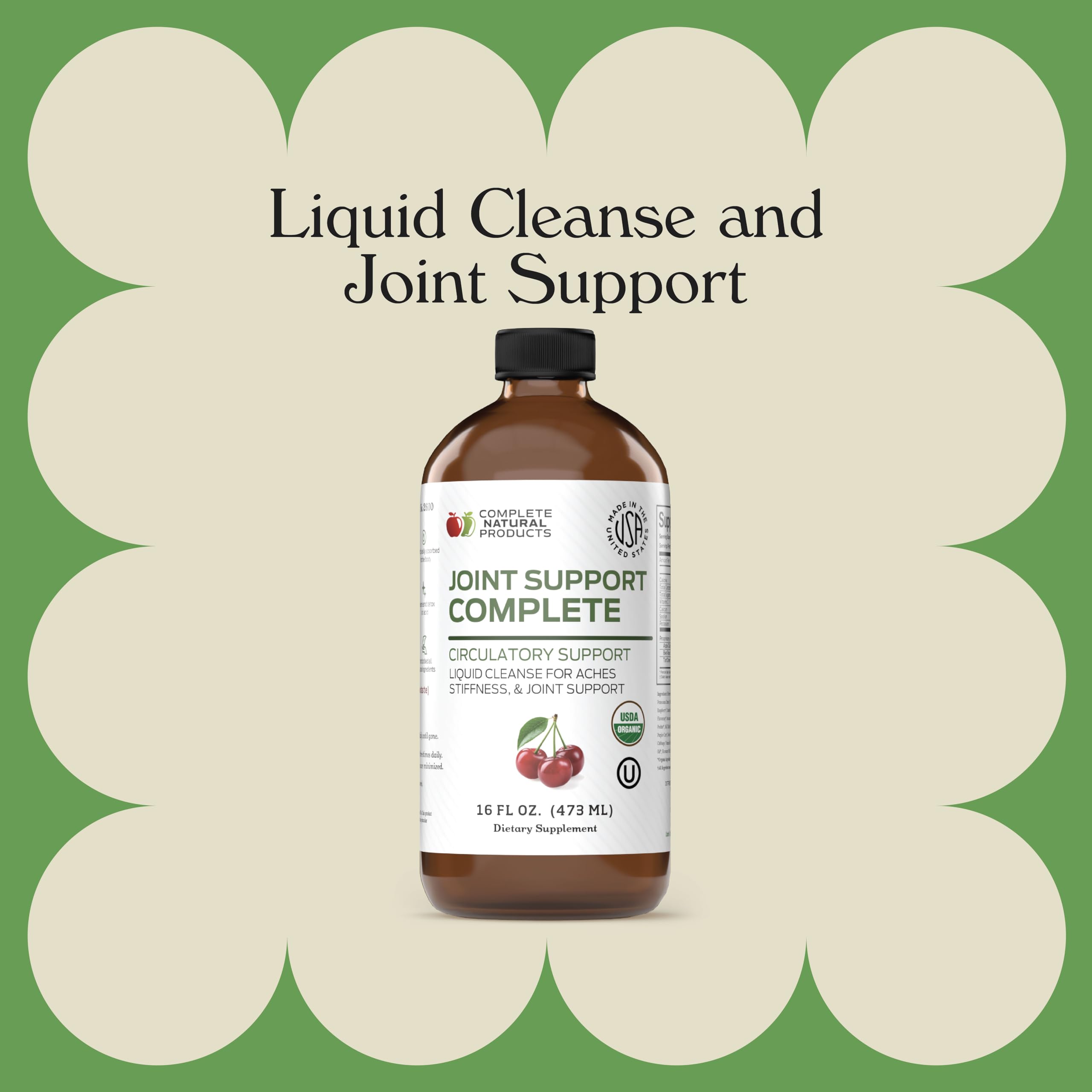 Complete Natural Products Joint Support Complete – 16 Fl Oz Organic Liquid Joint Supplement with Glucosamine Chondroitin MSM – Natural Uric Acid Cleanse & Herbal Joint Health Support for Mobility Complete Natural ProductsBuy Supplements Australia