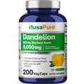 NusaPure Dandelion Root 20:1 Extract, 250 mg Equivalent to 5000mg 200 Veg Capsules (Vegan, Non-GMO) NusaPureBuy Supplements Australia