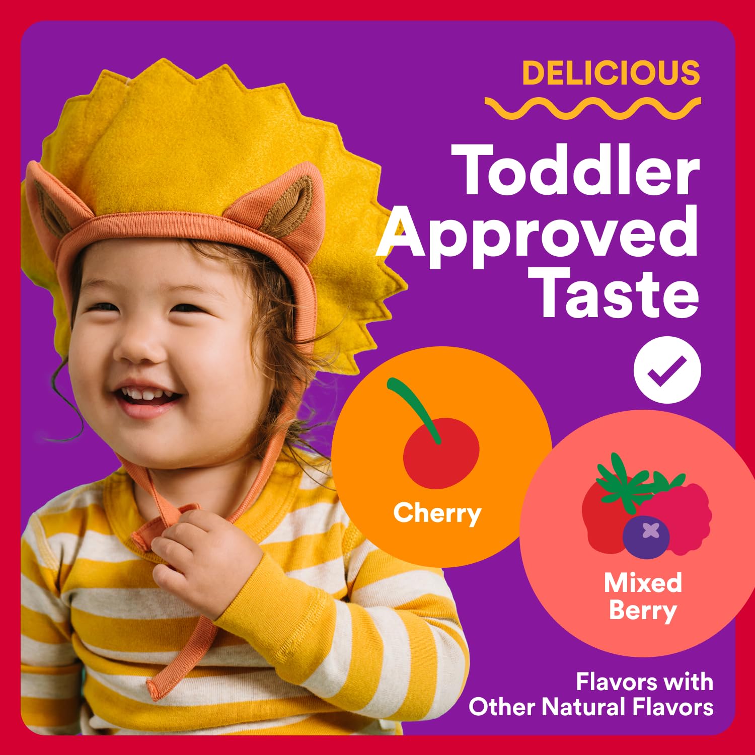 SmartyPants Organic Toddler Multivitamin Gummies: Probiotics, Omega 3 (ALA), Vitamin D3, C, Vitamin B12, B6, A, K & Zinc, Beta Carotene, Gluten Free