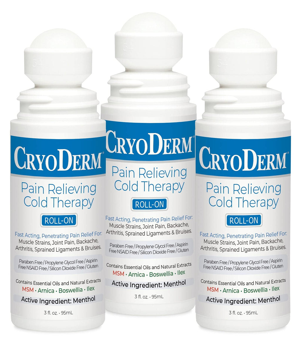 Cryoderm Roll-On 3-Pack, 3 Fl Oz (Pack of 3) CryoDermBuy Supplements Australia