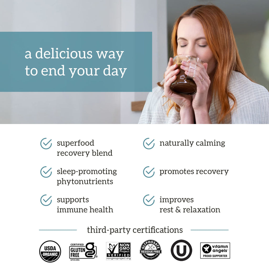 Organifi - Gold Chocolate - Superfood Supplement Powder - 20 Day Supply - Supports Rest OrganifiBuy Supplements Australia