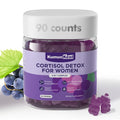 Cortisol Supplements for Women, Lower Cortisol for Women, Cortisol Gummies with Ashwagandha, Magnesium, L-Theanine, Phosphatidylserine, Vitamin, Relaxation, Focus, Sugar-Free, Vegan, 90 Count KumuoKeolBuy Supplements Australia