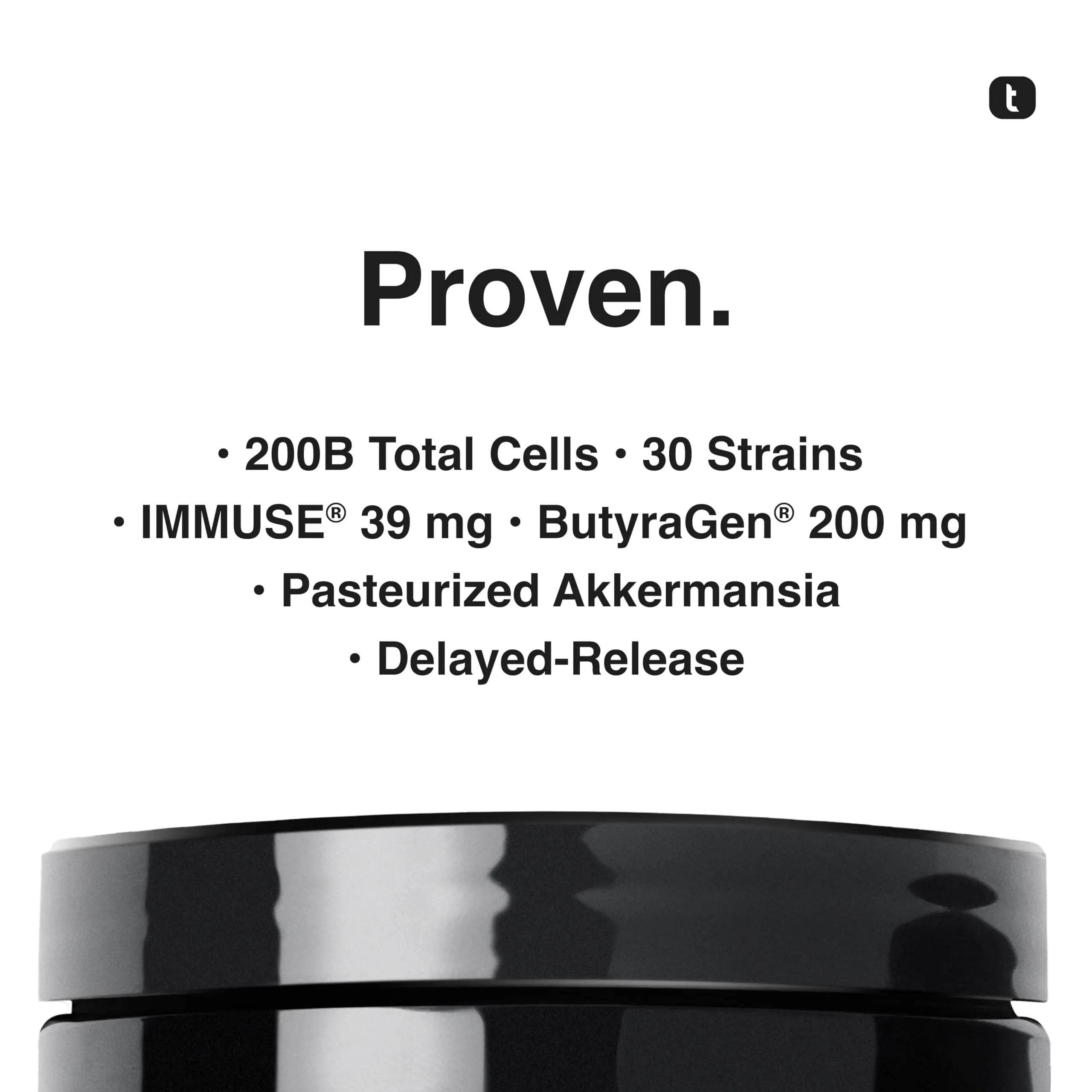 Toniiq Prebiotics and Probiotics – 200B TFU with Postbiotics IMMUSE® & ButyraGen® – 30 Strains – Shelf-Stable Synbiotic Formula – Third-Party Tested – 60 Capsules ToniiqBuy Supplements Australia