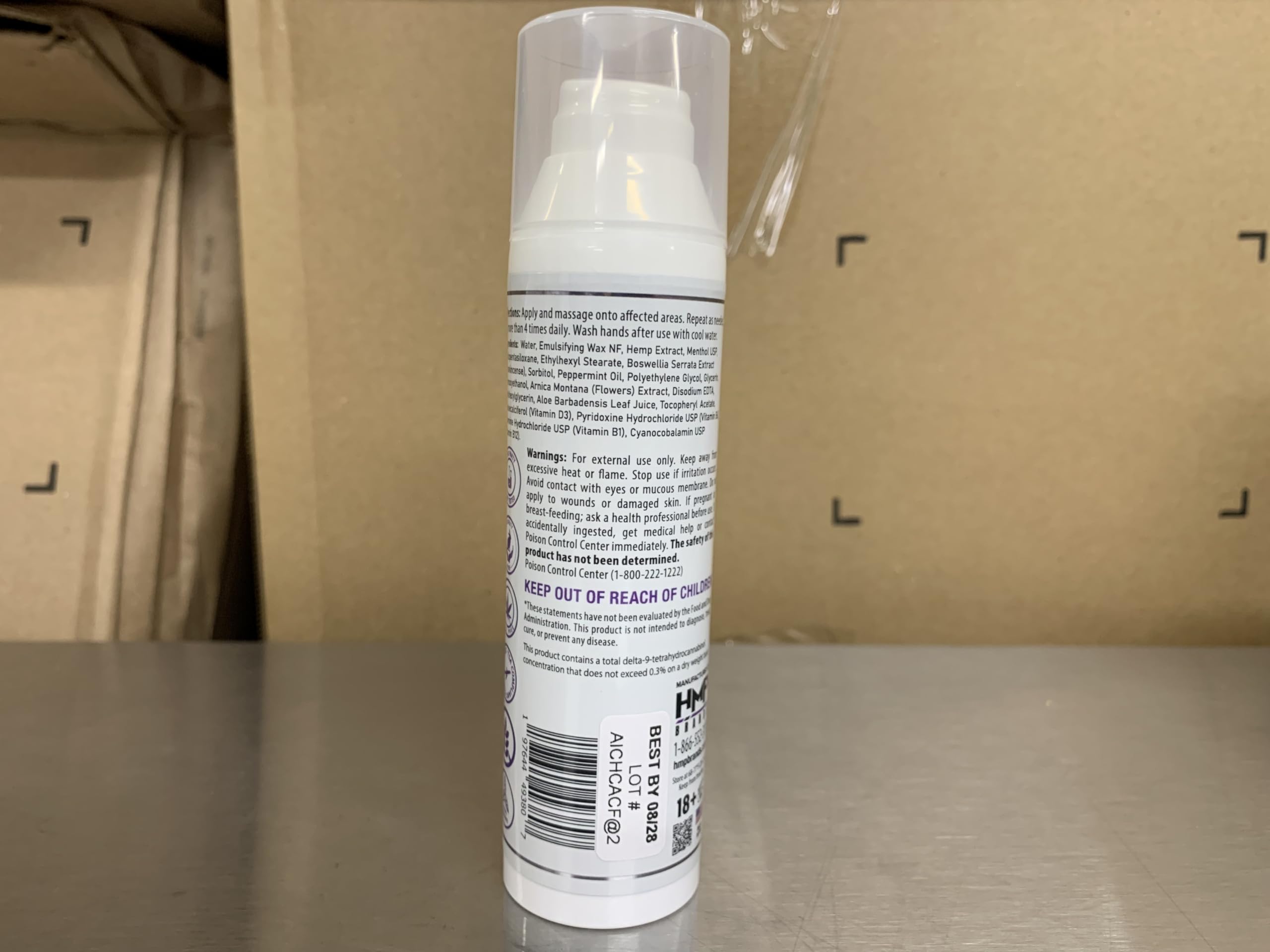 HMP BRANDS Neuropathy Cream Nerve Hemp Cream 2000mg Maximum Strength for Feet, Hands, Legs, Toes, Back. Natural Arnica, Vitamin D3 B1 B6 B12 w Menthol, Made in USA 2.1oz HMP BRANDSBuy Supplements Australia