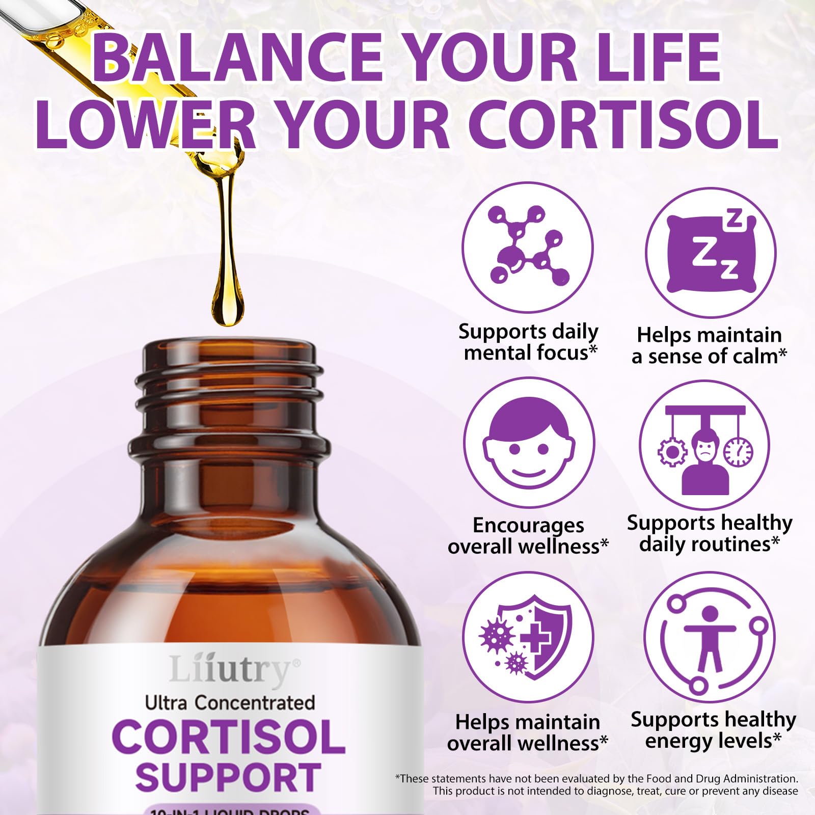 Cortisol Supplements for Women & Men, Cortisol Reducer 10 In 1 Cortisol Detox Liquid Drops with Magnesium, Ashwagandha, L-Theanine Liquid Drops, Hormone Balanced,Promotes Mood & Mental Clarity 2 Fl.Oz QZFICNJY buy supplements Au