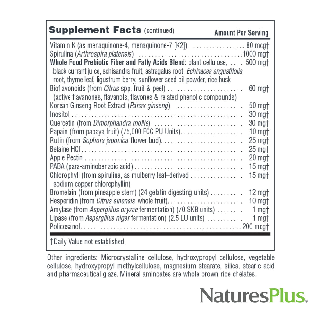 NaturesPlus Source of Life No Iron - 90 Tablets - Multivitamin & Mineral Supplement with Vitamin D3 - Supports Natural Energy & Well-Being - Gluten Free, Vegetarian - 30 Servings NaturesPlusBuy Supplements Australia