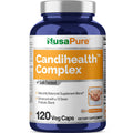 NusaPure CandiHealth Complex (Non-GMO, Vegan) 120 Veggie Capsules NusaPureBuy Supplements Australia
