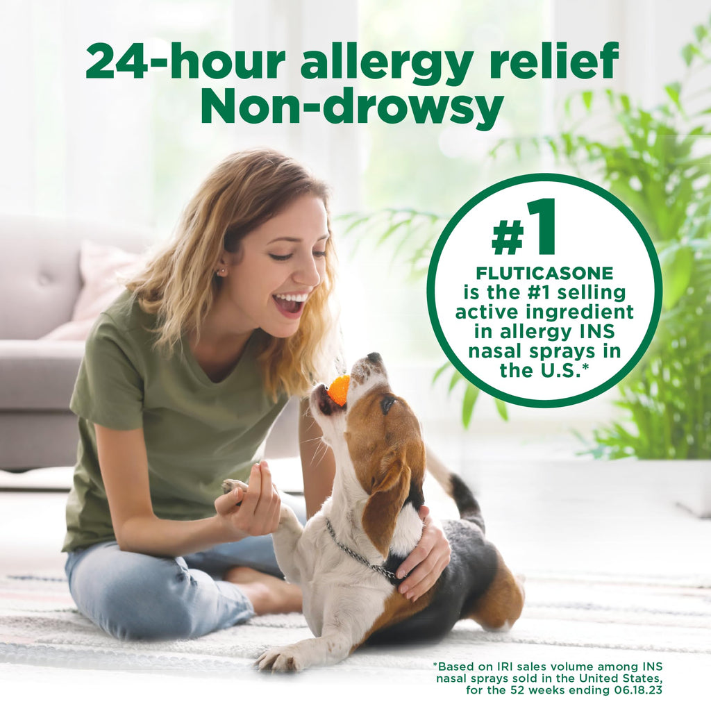 Amazon Basic Care 24-Hour Allergy Relief Nasal Spray, Fluticasone Propionate (Glucocorticoid), 50 mcg, Full Prescription Strength, Non-Drowsy, 0.62 Fl Oz Amazon Basic Care buy supplements Au
