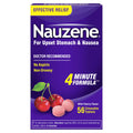 Nauzene Non-Drowsy Upset Stomach & Nausea Relief Chewable Tablets | 4-Minute Formula | Doctor Recommended | Wild Cherry Flavor | 56 Count Nauzene buy supplements Au