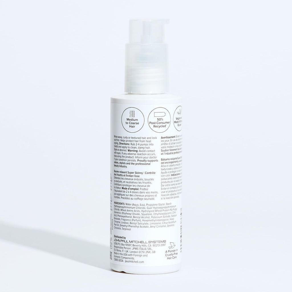 Paul Mitchell Super Skinny Relaxing Balm, Frizz Control For Wavy, Curly or Textured Hair, 5.1 fl oz Paul MitchellBuy Supplements Australia