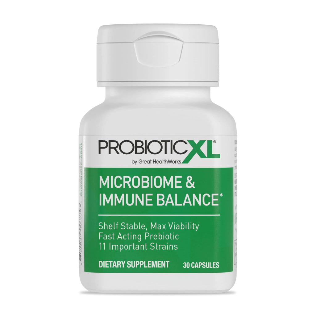 OmegaXL ProbioticXL - Probiotic & Prebiotic, Shelf Stable - Blend 11 Strains - Promote Healthy Gut Flora Growth, 12.5 Billion CFU - Non-GMO, Gluten-Free - 30 Veggie Caps OmegaXL buy supplements Au