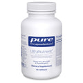 White supplement bottle labeled 'pure encapsulations UltraNutrient' on a white background