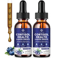 Cortisol Supplements for Women - Cortisol Manager Liquid Drops with Magnesium, Ashwagandha & Rhodiola rosea, L-theanine - Promotes Relaxation & Better Sleep, Mood, Blueberry Flavors, 1FL.OZ(2PC) YANLUOBOBuy Supplements Australia