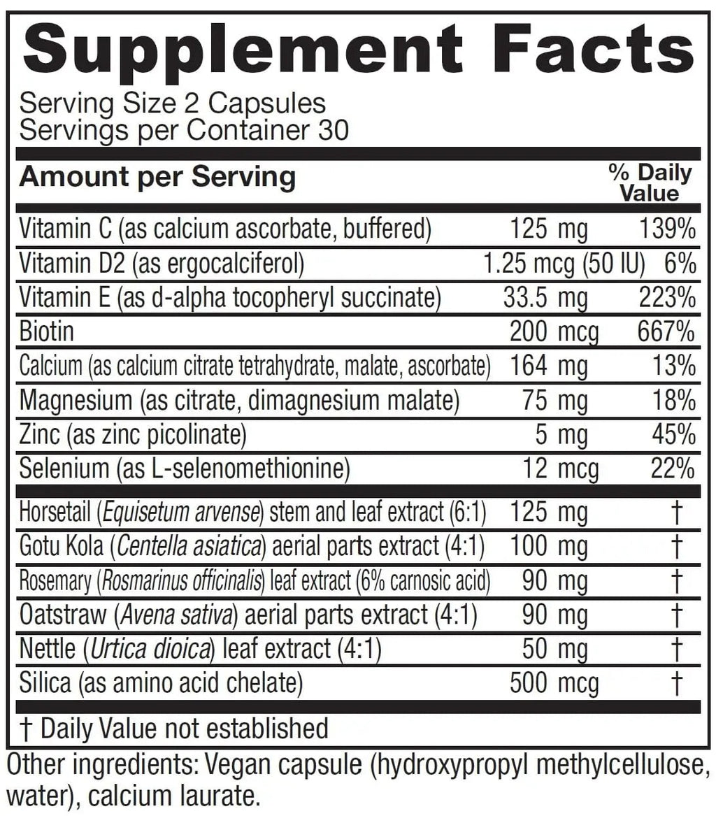 Vitanica, Luminous, Hair, Skin and Nail Support, Vegan, 60 Capsules VitanicaBuy Supplements Australia