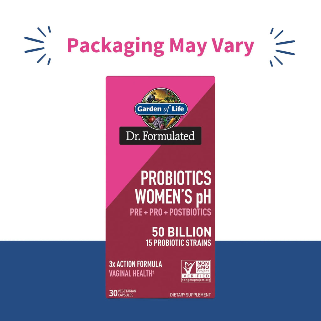 Garden of Life Dr Formulated Once Daily 3-in-1 Complete Prebiotics, Postbiotics & Probiotics for Women, PRE + PRO + POSTBIOTIC Supplement for Women’s Digestive, Immune & Vaginal Health, 30 Day Supply Garden of LifeBuy Supplements Australia